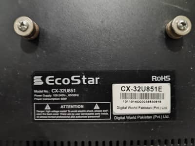 EcoStar 32 Inch LED TV – Excellent Condition