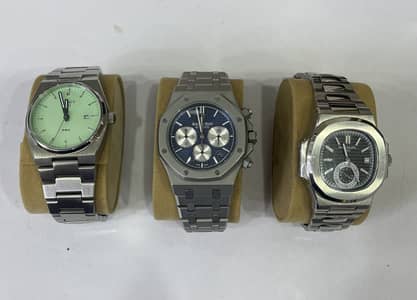 Tissot, AP chronograph & PP automatic watch