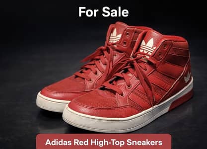 Adidas Red high top