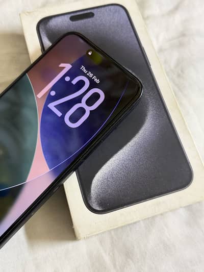 iphone 15 pro max 256 GB blue colour Factory unlock Non pta