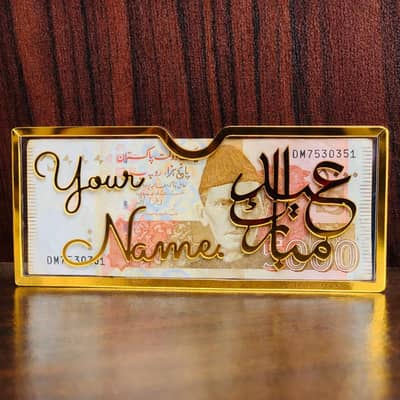 Customized Name Acrylic Eidi Envelope |