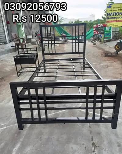 iron single bed|Iron Dubble Bed|Bed set|furniture|steel bed03092056793