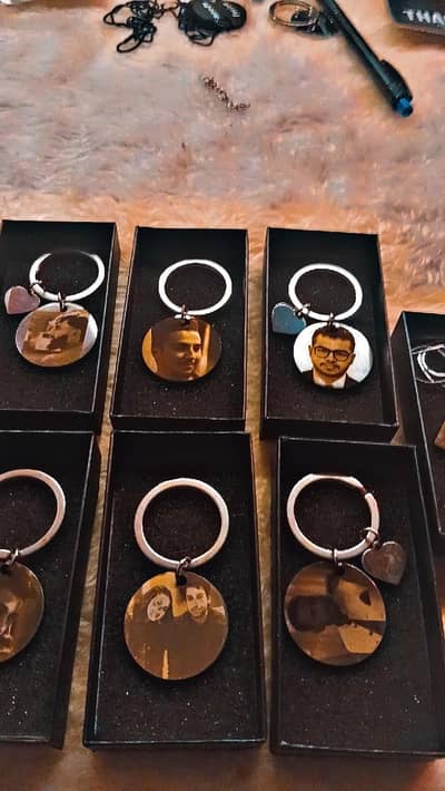 Customized Picture Keychain and necklace