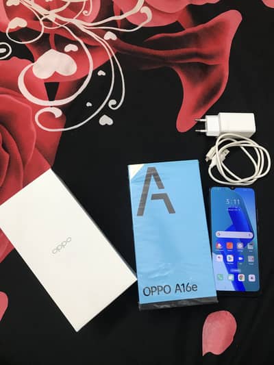 Oppo a16e 10/10 mint condition With box all accessories