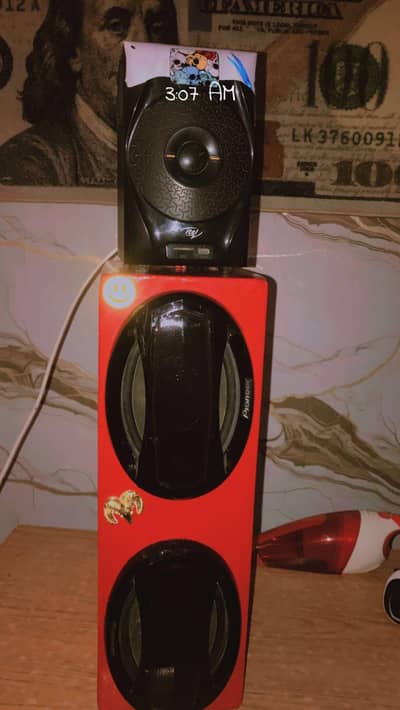 full modified speaker and amp . .