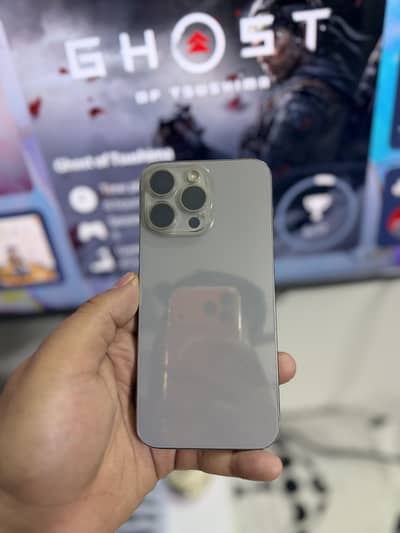 iPhone 15 Pro Max 256GB PTA Approved 96% BH – Natural Titanium