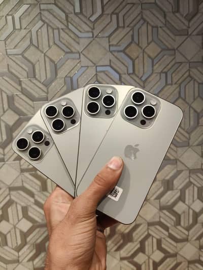 Apple iPhone 15 Pro Max available for sale.   * PTA Approved (Official