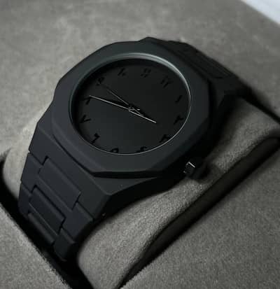 Black Arabic Aura Watch