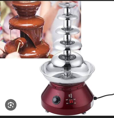 chocolate fontane machine/ pizza oven/ fryers