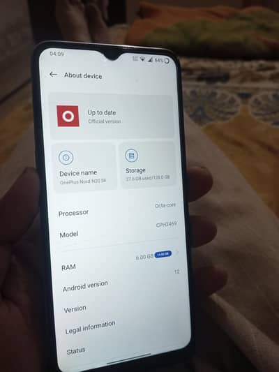 one plus Nord n20 se pta approve