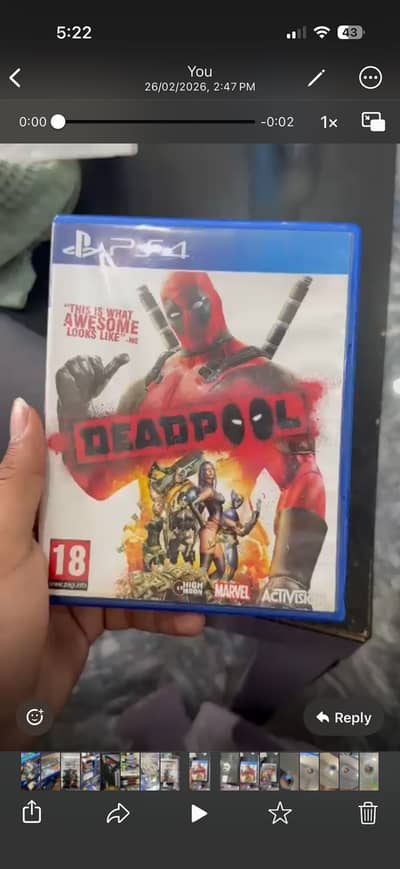 Deadpool ps4 very rare