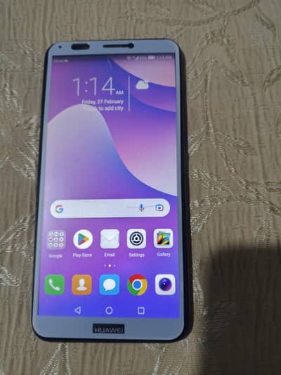 huawei Y7 prime 9/10 new battery  fully working