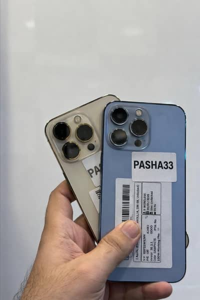 iPhone 13 Pro PTA APPROVED 256GB | Sierra Blue and Gold| 10/10