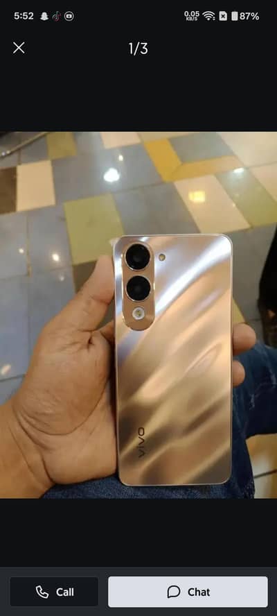 VIVO Y04 4GB Ram or 128gb stronge Gold shine colour