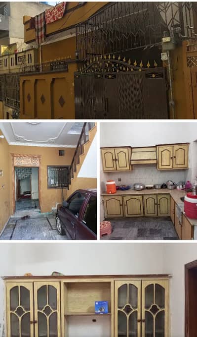 5 marla single story house available for sale in afsha colony near dhoke banras range road Rwp