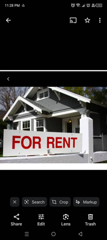 Rent double story house available at Azeem colony near cantt