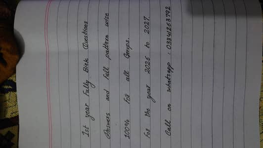 1st year fully BIEK questions answers 100%