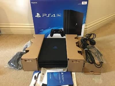 game PS4 pro 1 TB playstation Sony complete box