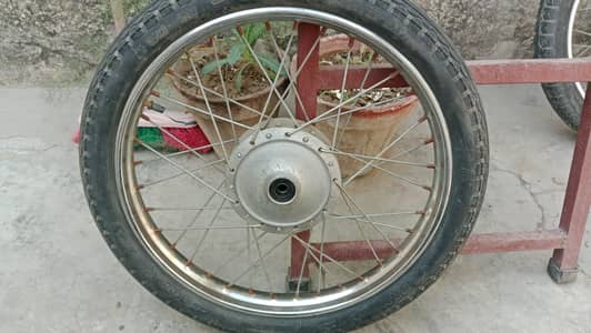 yahama 100 genuine rim complete
