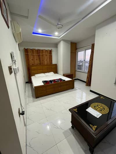 One bedroom New brand luxury furnished apartment available for rent location E-11 Islamabad