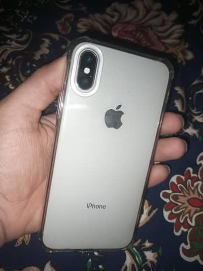 urgent sale iPhoneX pta Aproved  64 GB with data cable