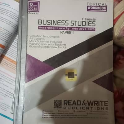 O level Business Studies Paper 1
