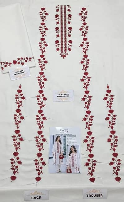 Embroidered Suit Lawn
