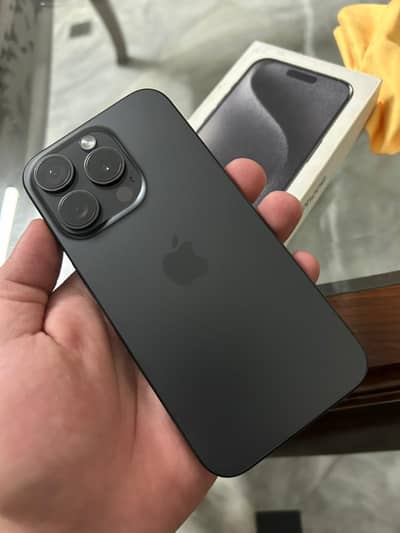 iPhone 15 Pro Black Titanium