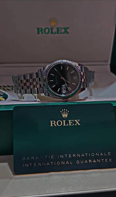 Rolex datejust 36 mint green