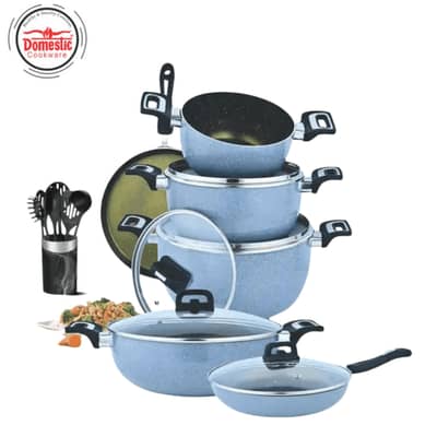 cookware set nonstick marble coating