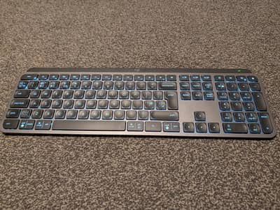 Logitech MX Keys Wireless Keyboard - Smart Backlit - ISO - Neat