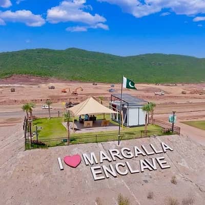 Margalla Enclave Block ME II Corner + Huge Extra land Plot.