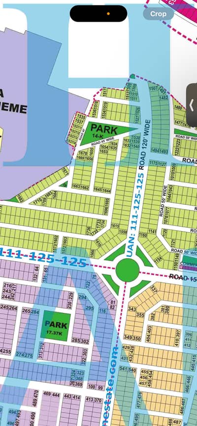 Beautiful Corner 21 Marla Plot For Sale F-1735