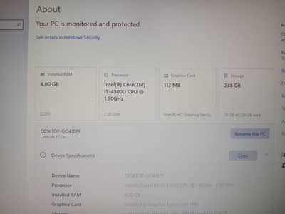 Dell I5 Generation 4 Good Condition
