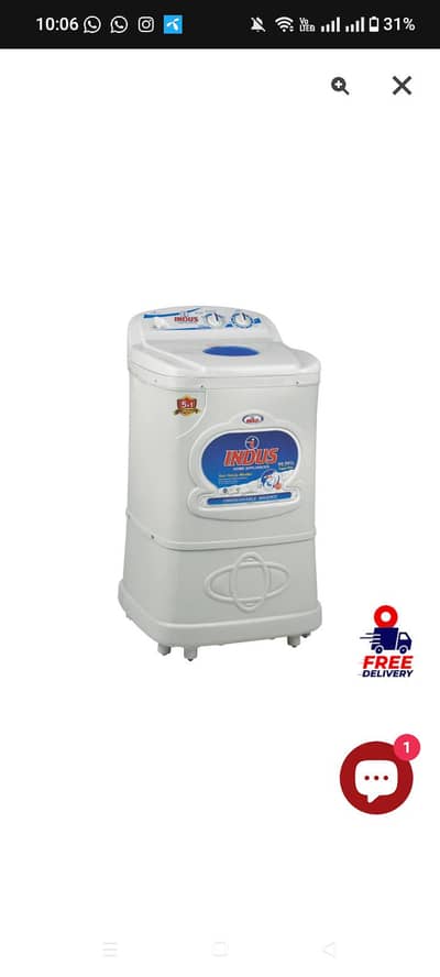 Almost New Indus IM-360 Washing Machine – Never Used