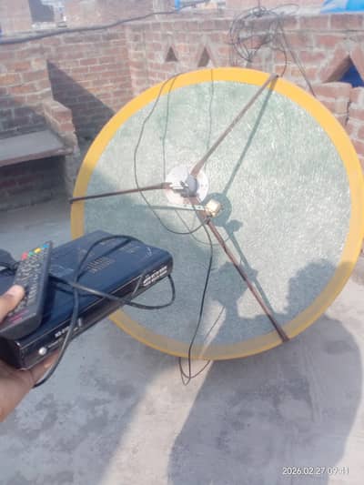 9dish. chable20feet+,reciverand remote