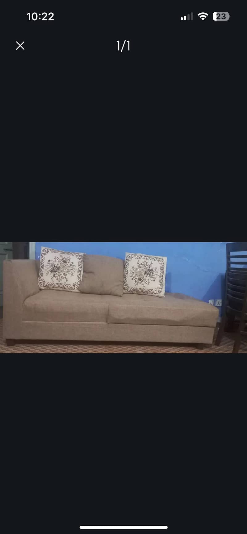 l shape sofa used 1