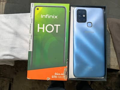 Infinix hot 10 mobimobile with box