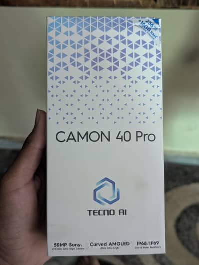 Tecno camon 40 pro  8 256