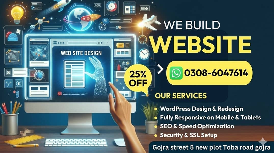 Website Development, Shopify Store, Wordpress Web Design, SEO, Graphi 0