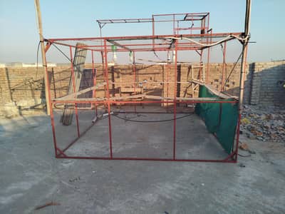 Cage available 10fit length 10fit width 6 fit hieght