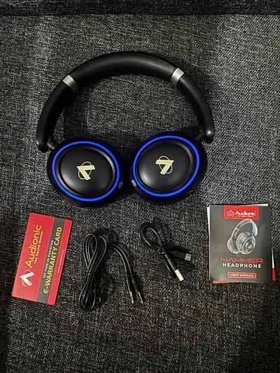 Audionic Hammer Wireless Headphones – Like New (With Box & Warranty)