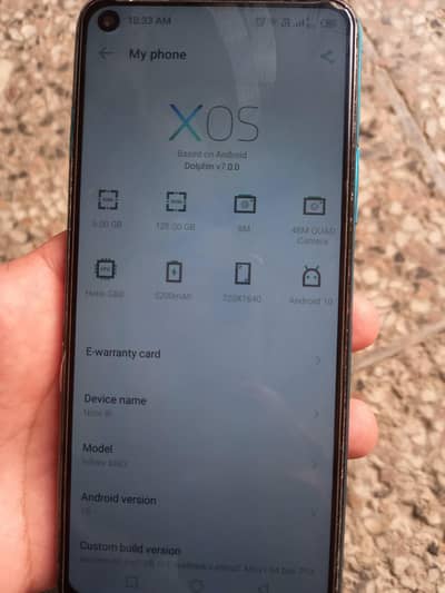 infinix note 8i only mbil.  finger not working all ok.