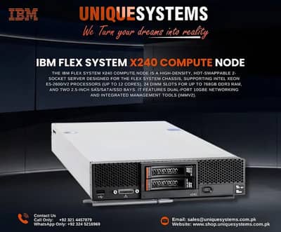 IBM Flex System x240 Compute Node – High Performance Server