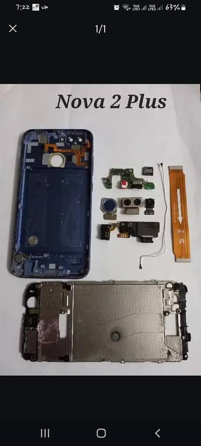 Note 8 note 5 note 4 note 3 note 2 parts Honor 7 board