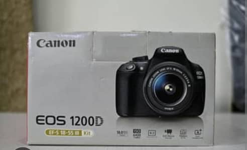 Canon 1200D dslr camera with box lens video 03025271768whatsap