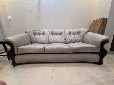 4 seater Leather Sofa (3 plus 1) for Sale