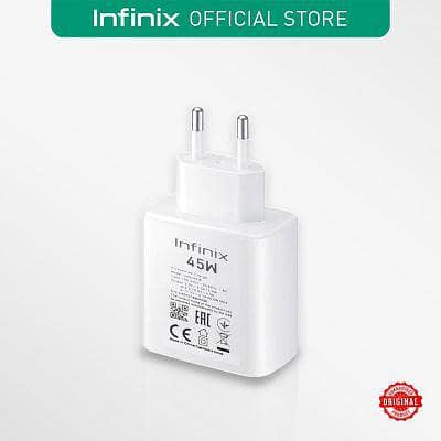 Original New Infinix 45 Watts Charger