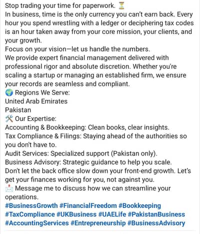 Financial Advisory Consultant