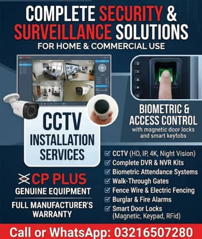 CCTV Installation Repair Hikvision IP Camera WiFi Security System